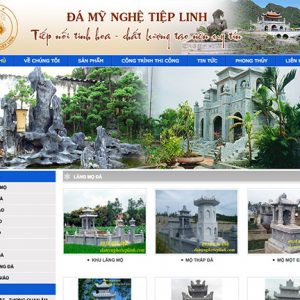 Thiết kế website đá mỹ nghệ